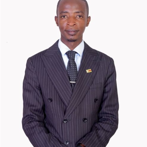 Studio portrait of Fungayi Antony Sox, TisuMazwi Executive Director and Managing Editor.